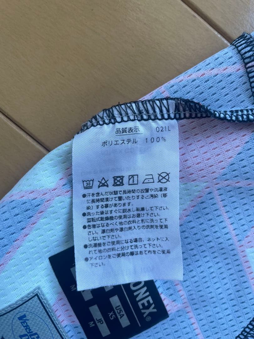 YONEXヨネックス　幾何学模様　バドミントン・テニス用　ハーフパンツ　Mサイズ