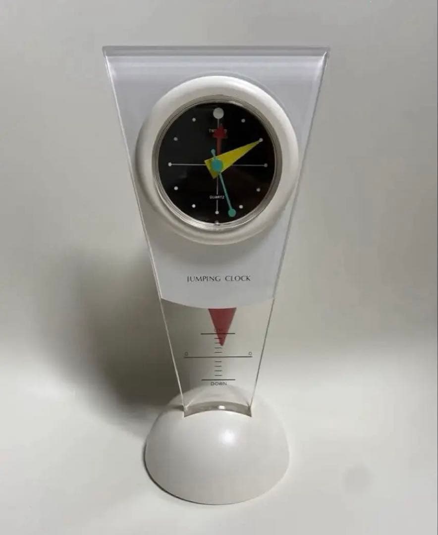 ツインバード　置き時計　ポストモダン　スペースエイジ