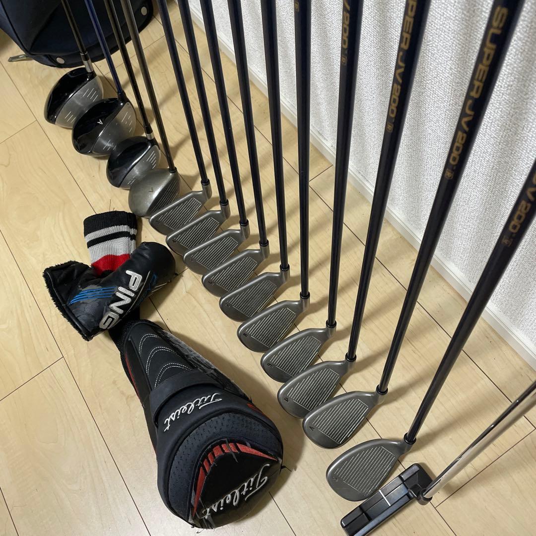 ゴルフクラブセット バッグ無しTaylorMade,XXIO, Callaway