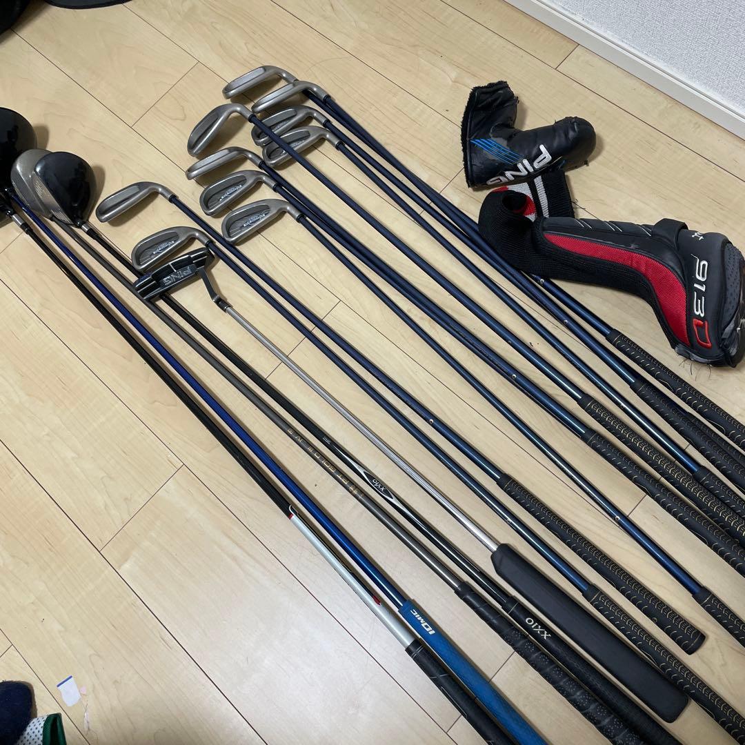 ゴルフクラブセット バッグ無しTaylorMade,XXIO, Callaway