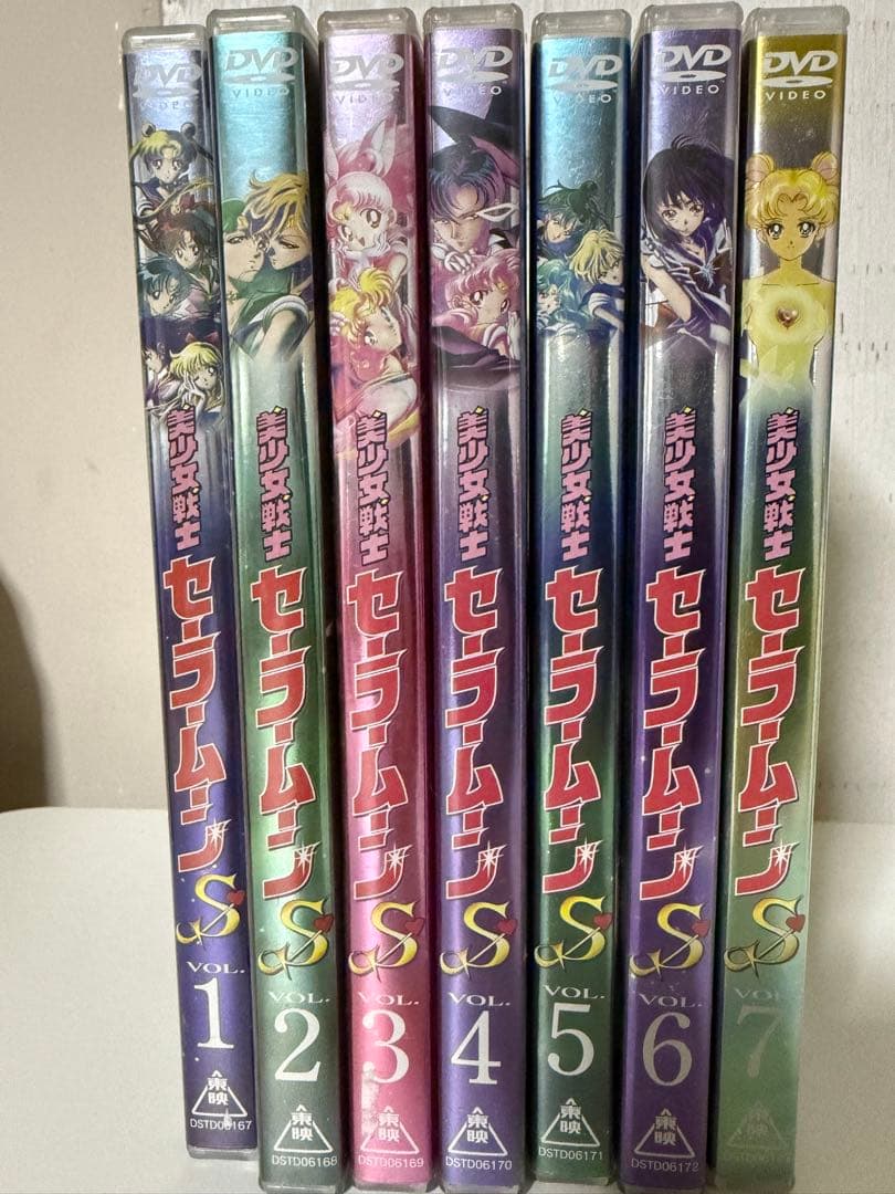 美少女戦士セーラームーンS DVD 全7巻セット