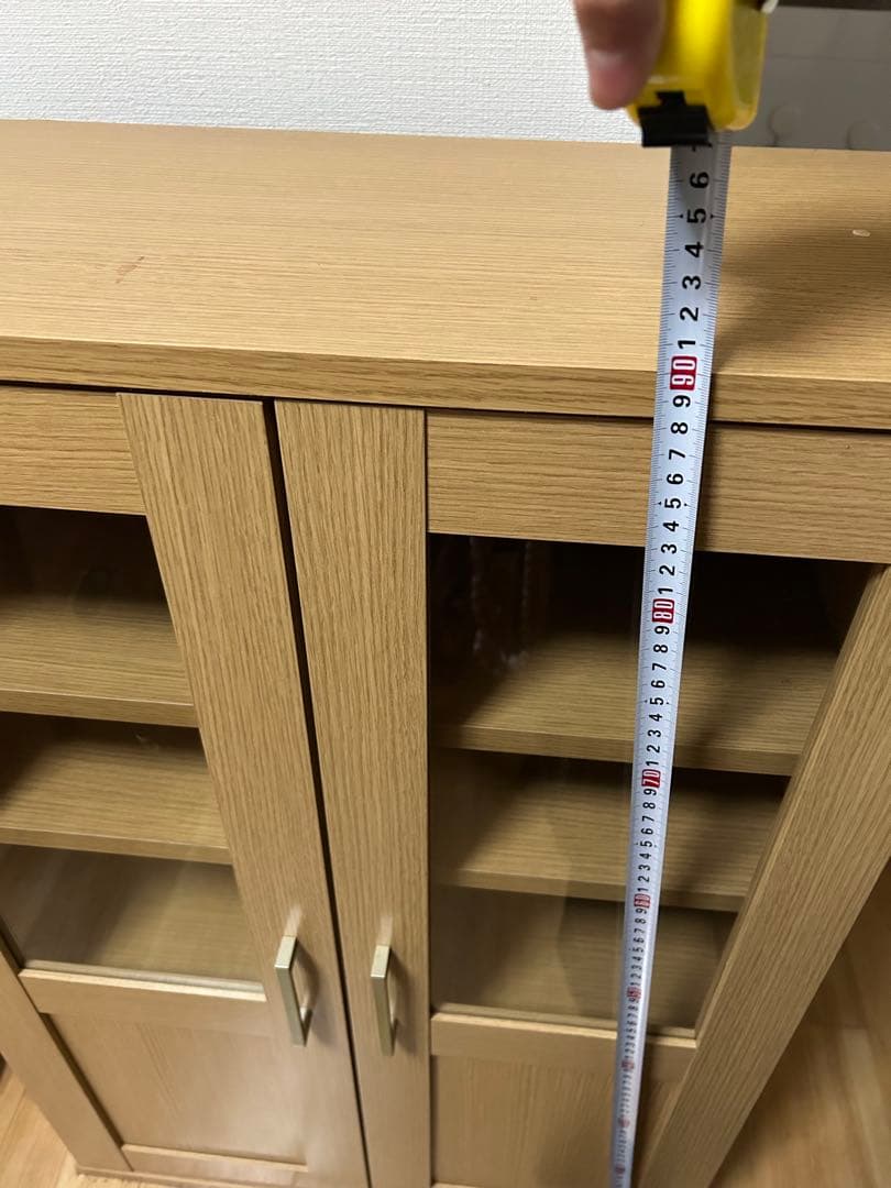 木製食器棚 高さ約90cm