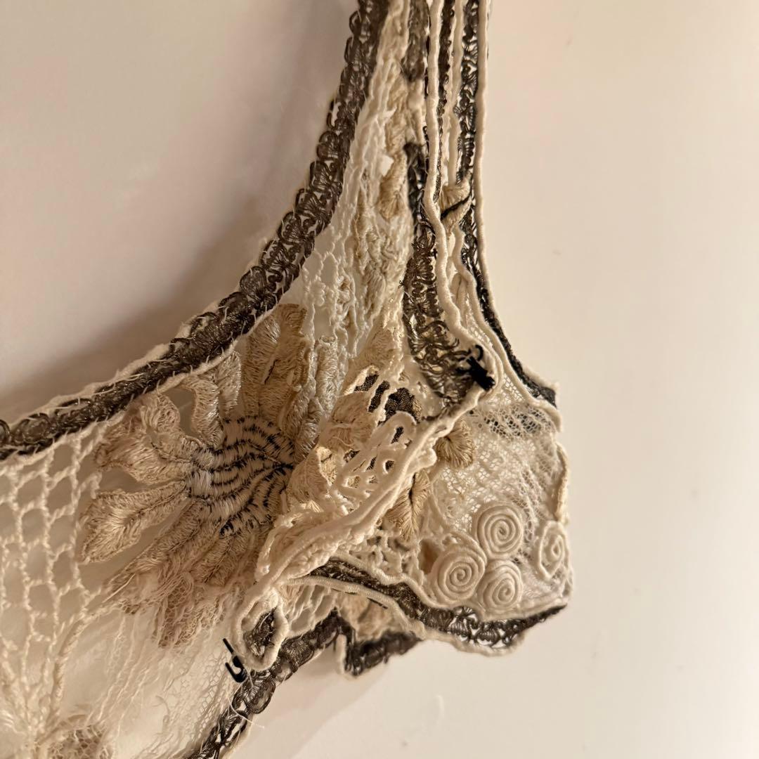 Vintage bustier ヨーロッパ古着 ヴィンテージ レース ビスチェ