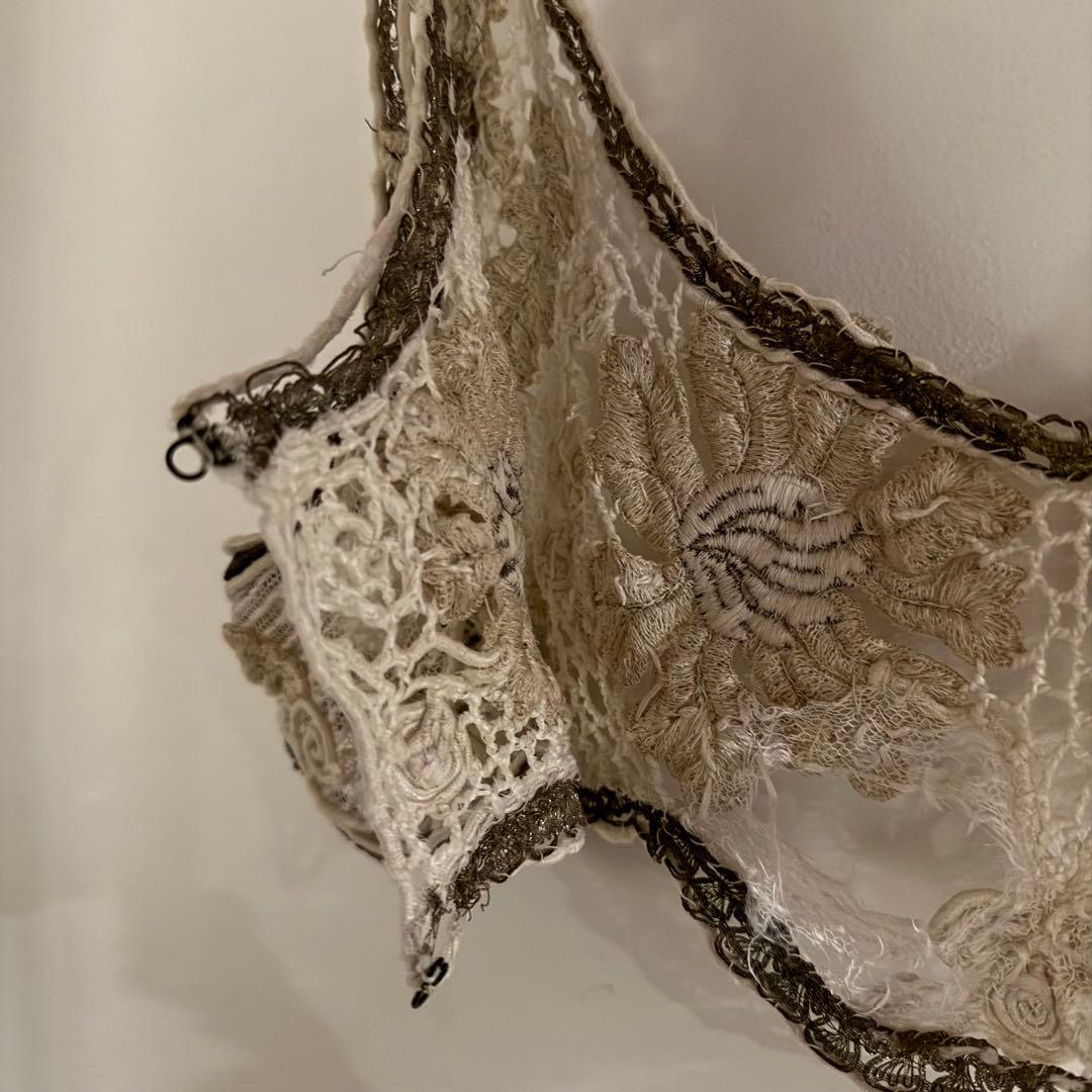 Vintage bustier ヨーロッパ古着 ヴィンテージ レース ビスチェ