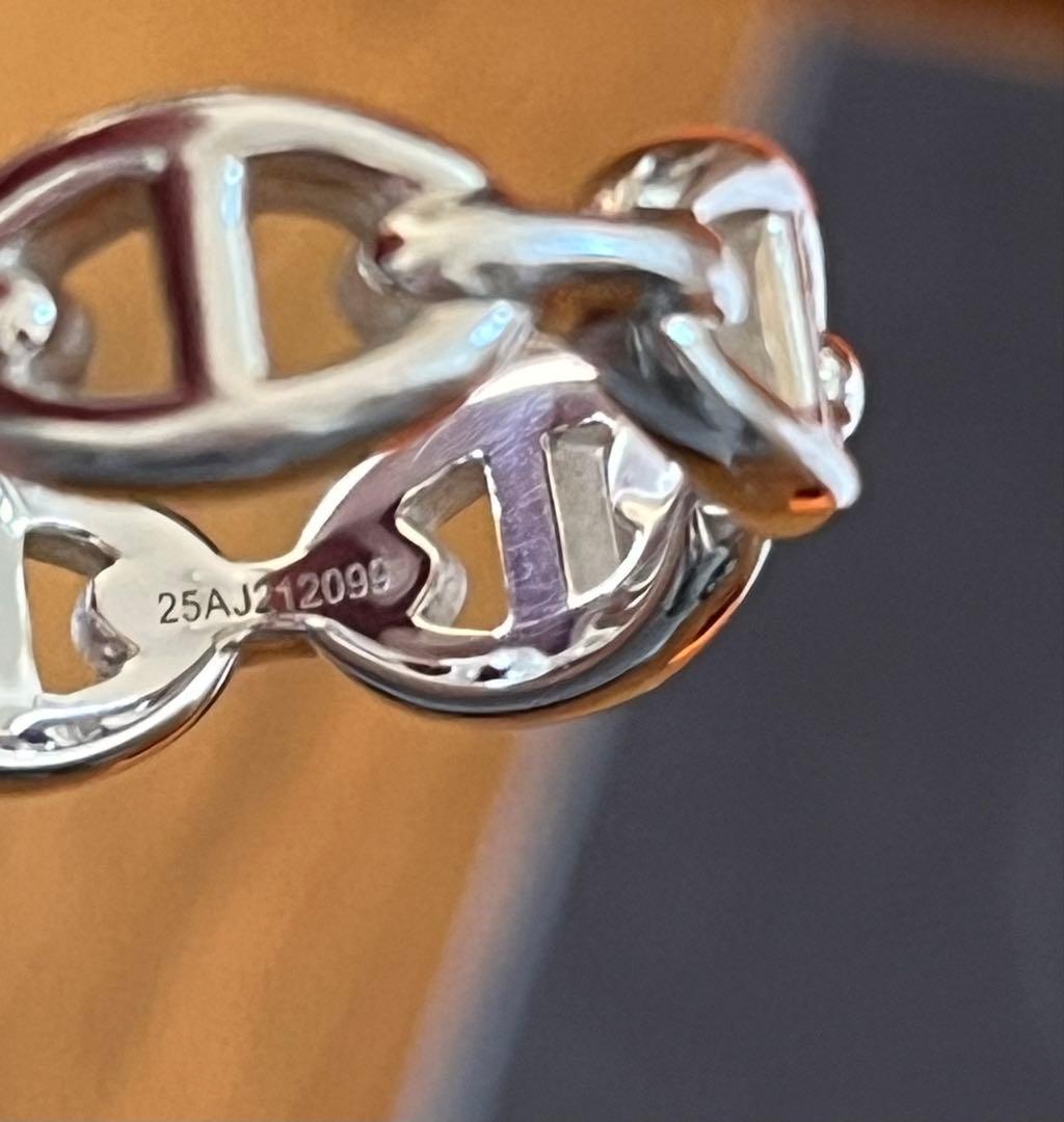 ◇公式オンライン購入　HERMES シェーヌダングルアンシェネPMリング54号◇