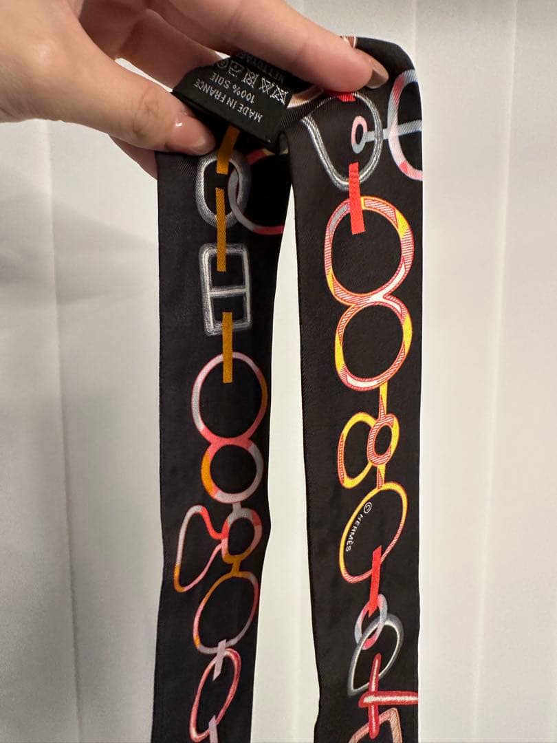 エルメス　ツイリー　ブラック