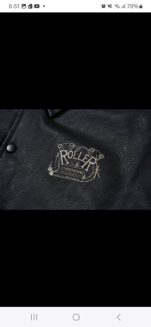 ROLLER FAKE LEATHER COACH JACKET　木村拓哉