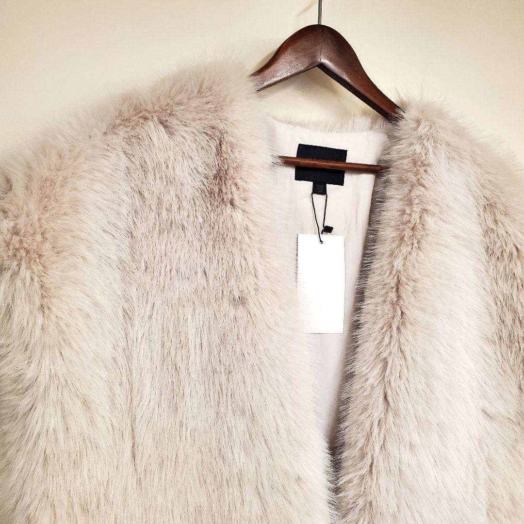 ZARA フェイクファーベスト　タグ付き新品15000円くらい
