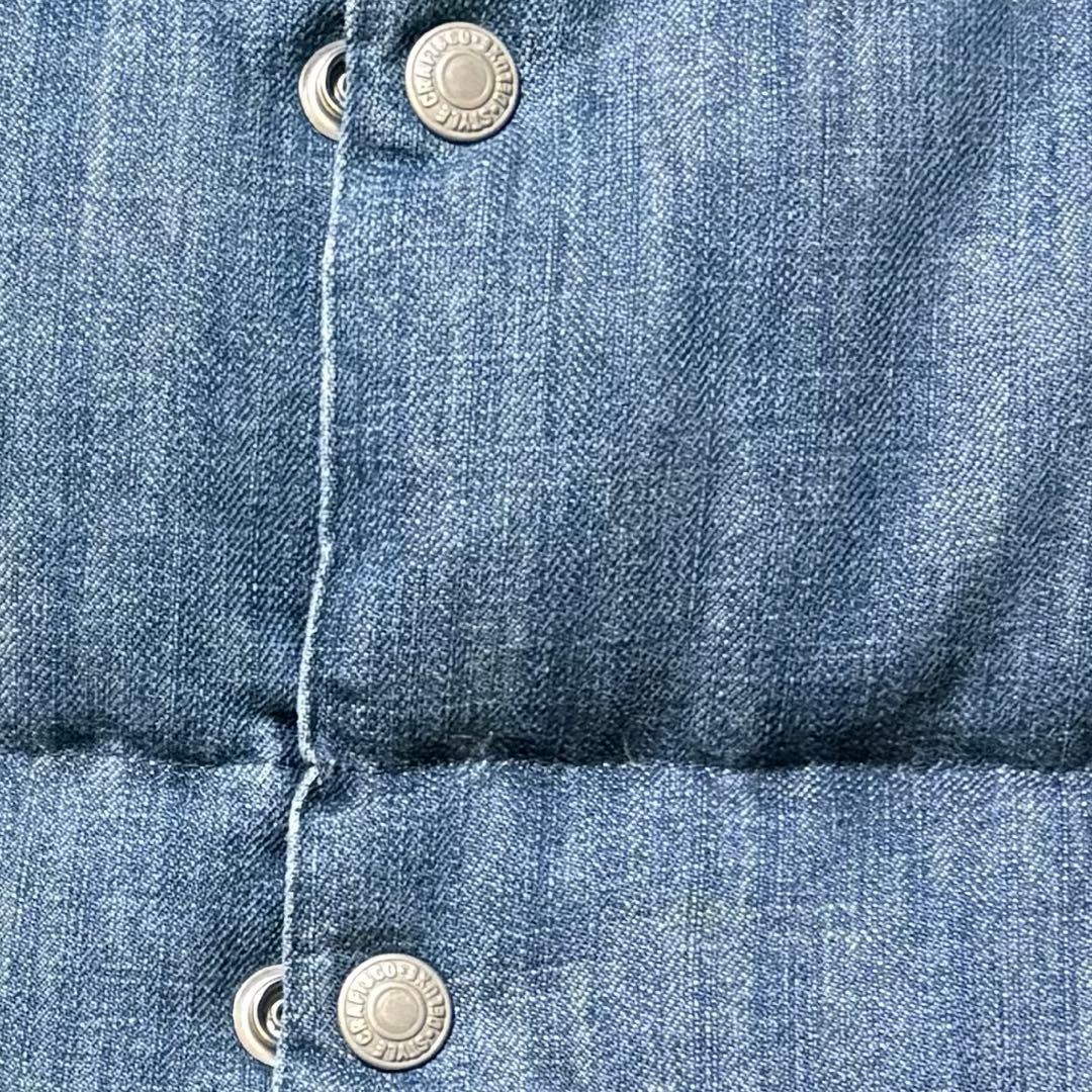 EVISU デニムダウンベスト　38