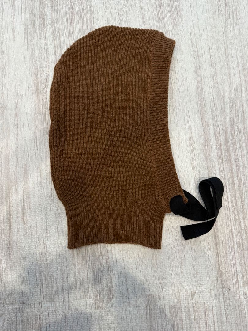 【試着のみ】MHL KNITTED HOOD