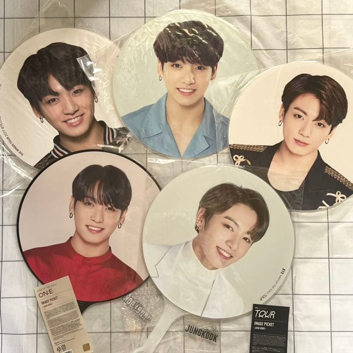 BTS ジョングク うちわ フラッグ セット
