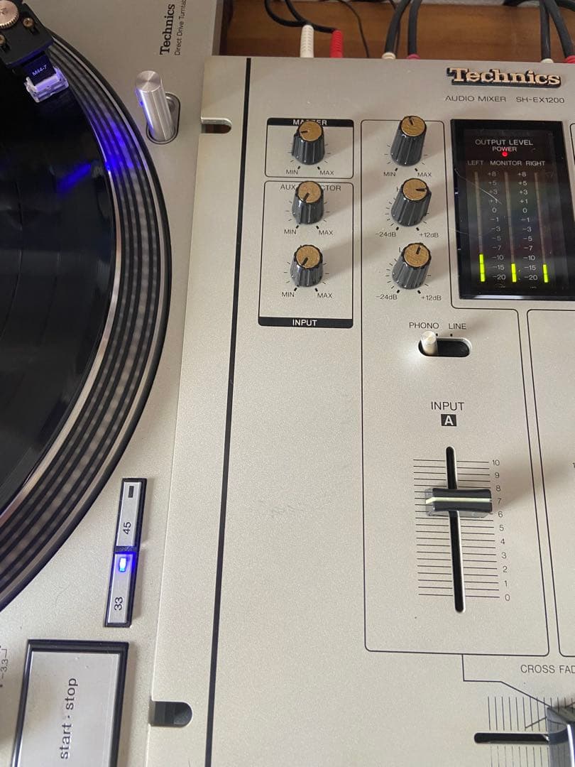 整備済み　Technics sh-ex1200DJミキサー