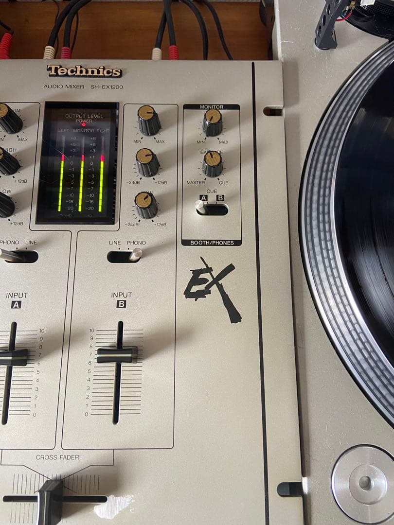 整備済み　Technics sh-ex1200DJミキサー