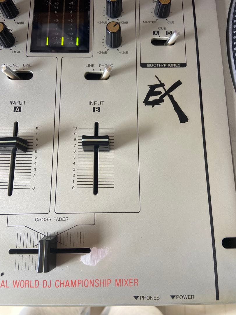 整備済み　Technics sh-ex1200DJミキサー