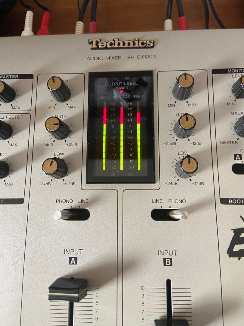 整備済み　Technics sh-ex1200DJミキサー