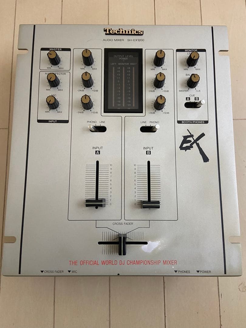 整備済み　Technics sh-ex1200DJミキサー