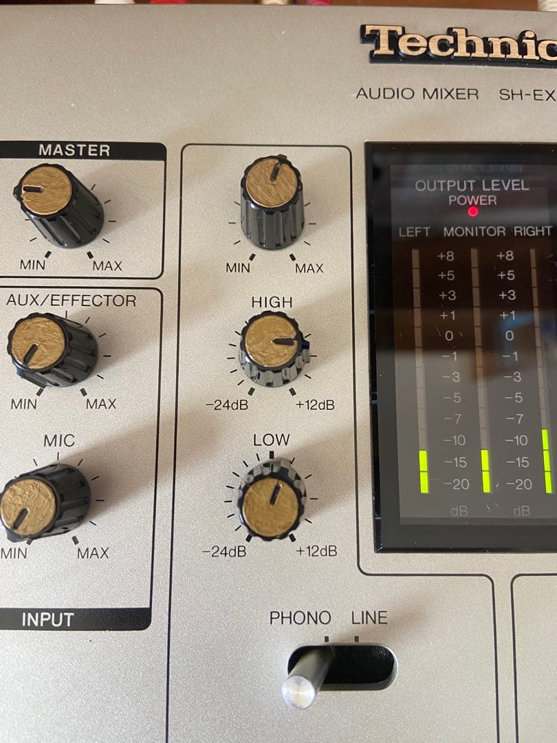 整備済み　Technics sh-ex1200DJミキサー
