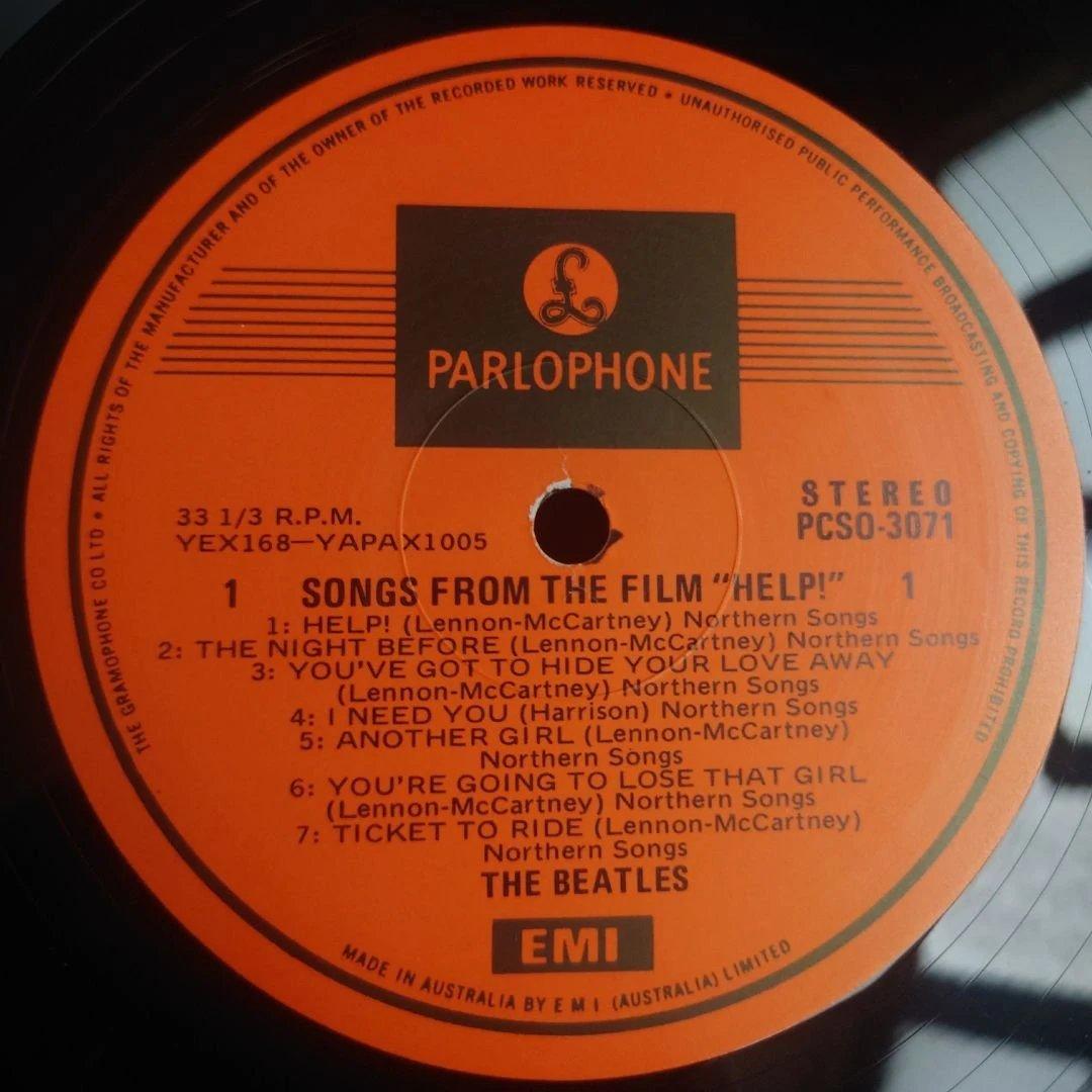 オーストラリア盤THE BEATLES HELP! LPレコード