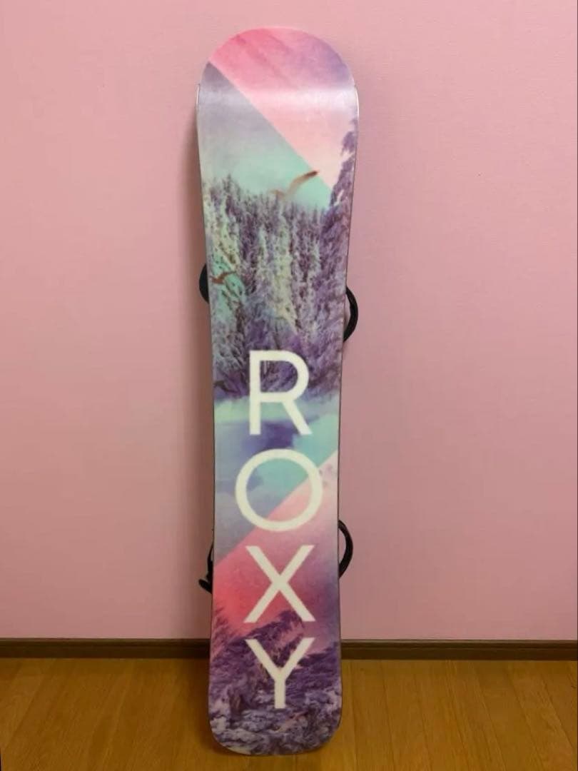 ROXY スノーボード バインディング付き(傷あり)