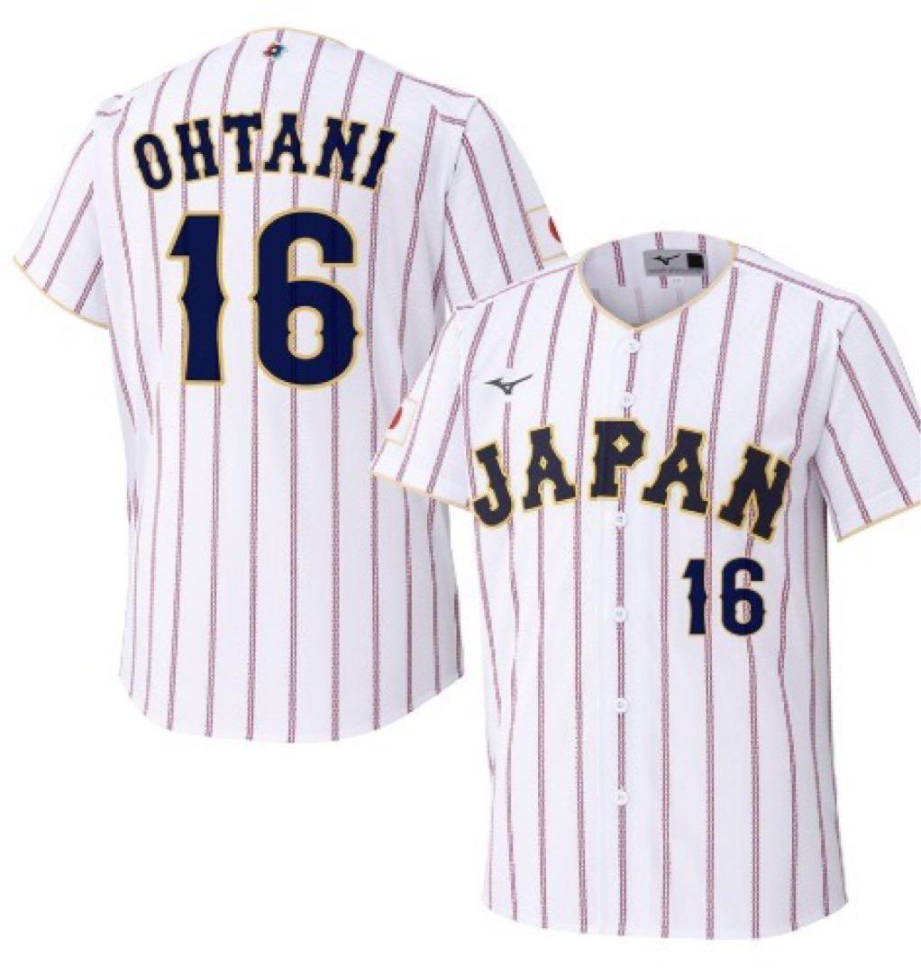 【新品】WBC 侍ジャパン 大谷 翔平 レプリカユニフォーム(ホーム) Lサイズ