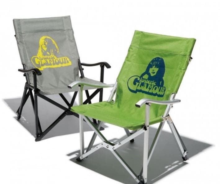 ヒステリックグラマー折りたたみチェア　キャンパーズ チェア　アウトドア2セット