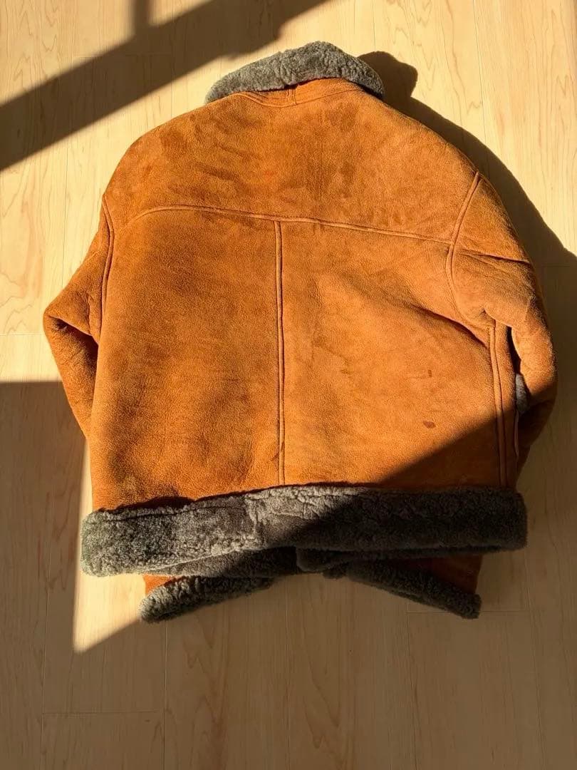 TEODEM Shearling ムートンジャケット　本革スエード　短丈　レザー