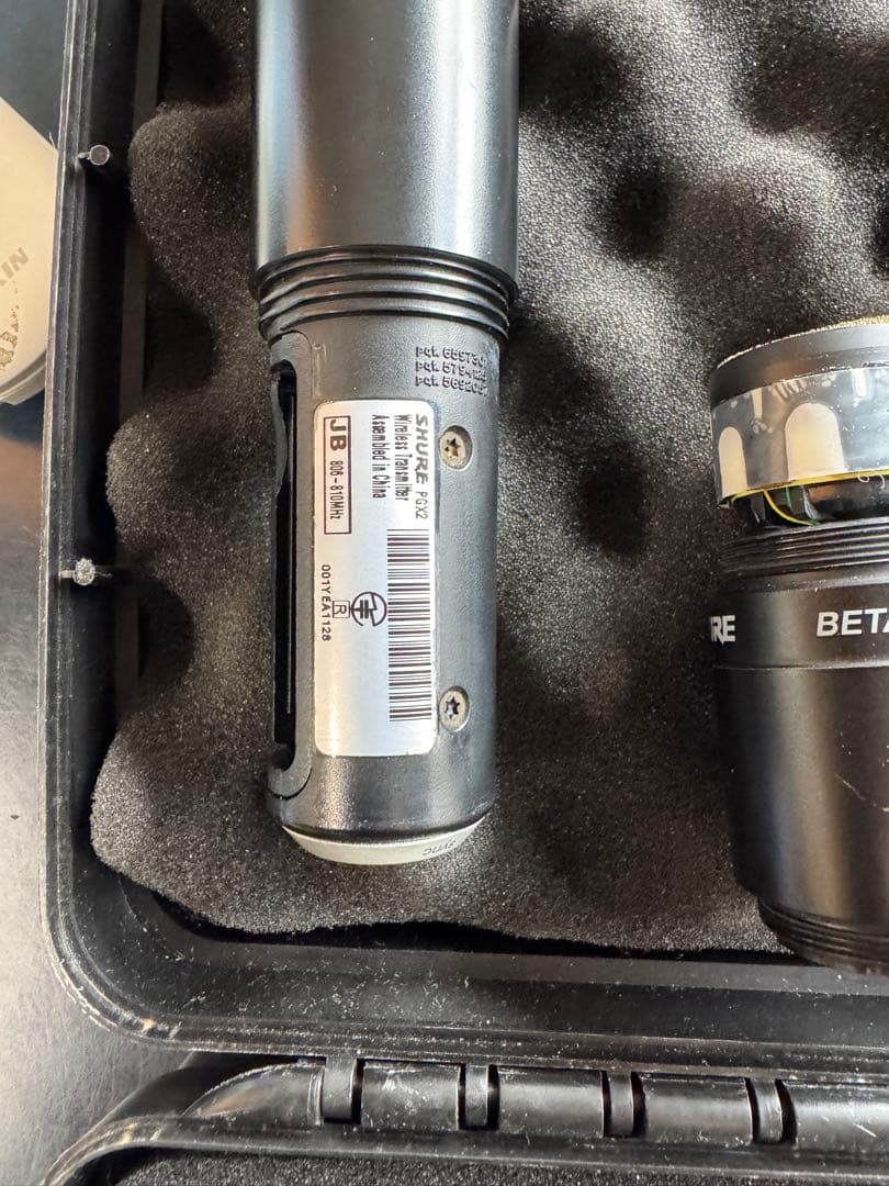 専用SHURE ワイヤレスシステム PGX2/BETA58A ボーカルマイク