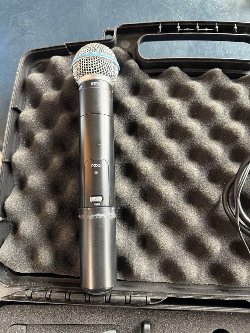 専用SHURE ワイヤレスシステム PGX2/BETA58A ボーカルマイク