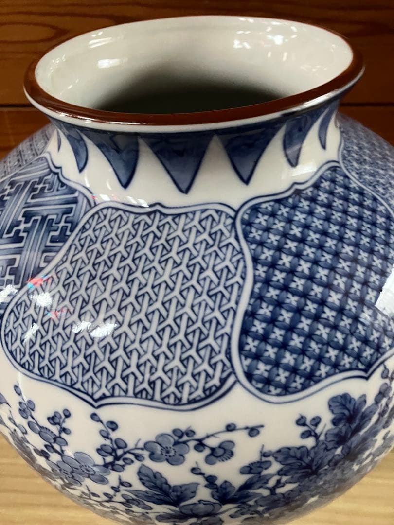 【最終価格！ヴィンテージ】有田焼　龍峰窯　花瓶　壺