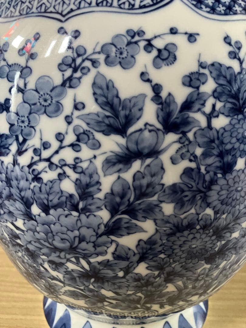 【最終価格！ヴィンテージ】有田焼　龍峰窯　花瓶　壺