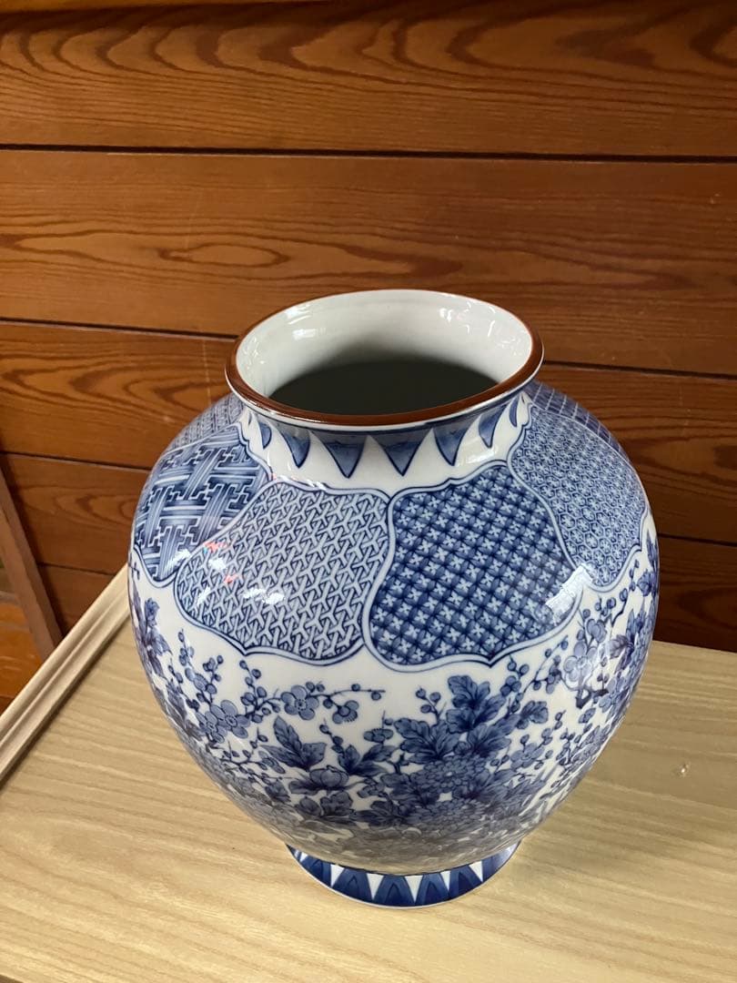 【最終価格！ヴィンテージ】有田焼　龍峰窯　花瓶　壺