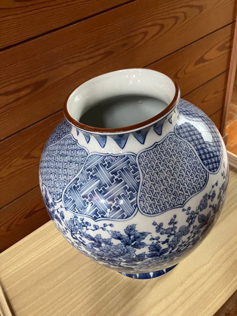 【最終価格！ヴィンテージ】有田焼　龍峰窯　花瓶　壺