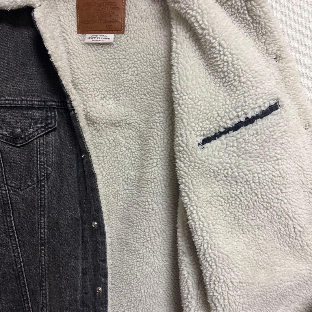 LEVI’S デニム ボアジャケット サイズL