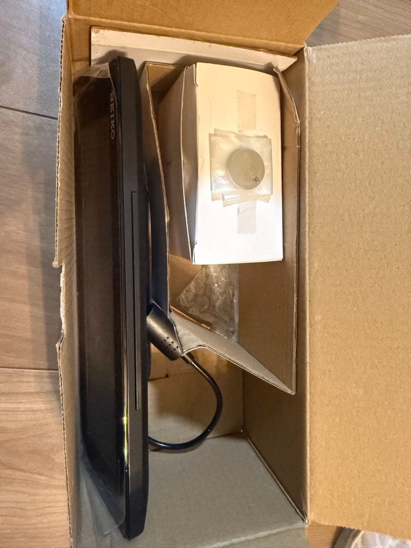 セイコークロック 目覚まし時計 電波 デジタル 交流式 カラー液晶
