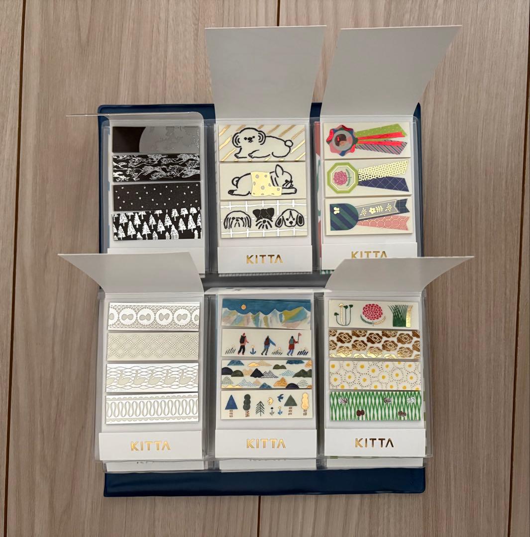 KITTA 中古品　54冊、専用ホルダー3冊セット