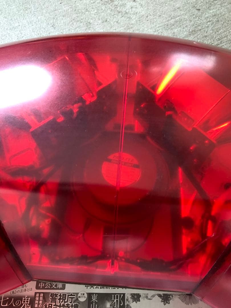 パトライト　散光式警報灯AXS-12LKF 赤オレンジ ライト