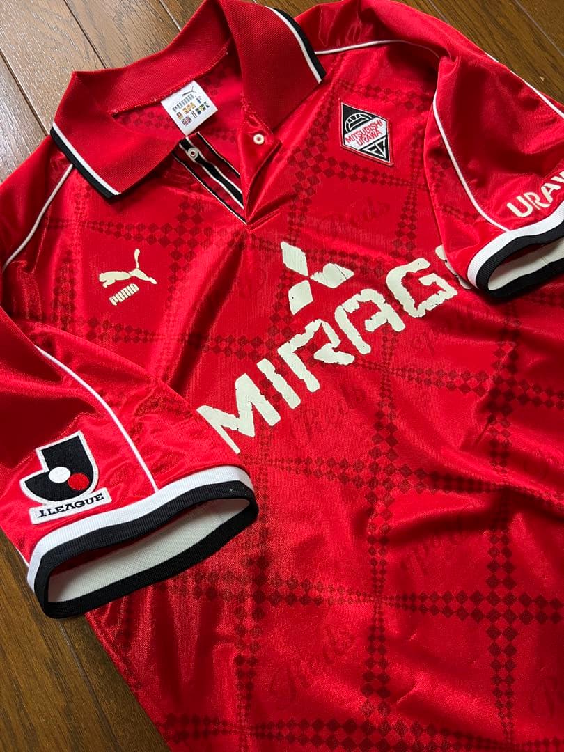 浦和レッズ 98年 ユニフォーム PUMA レア vintage 小野伸二