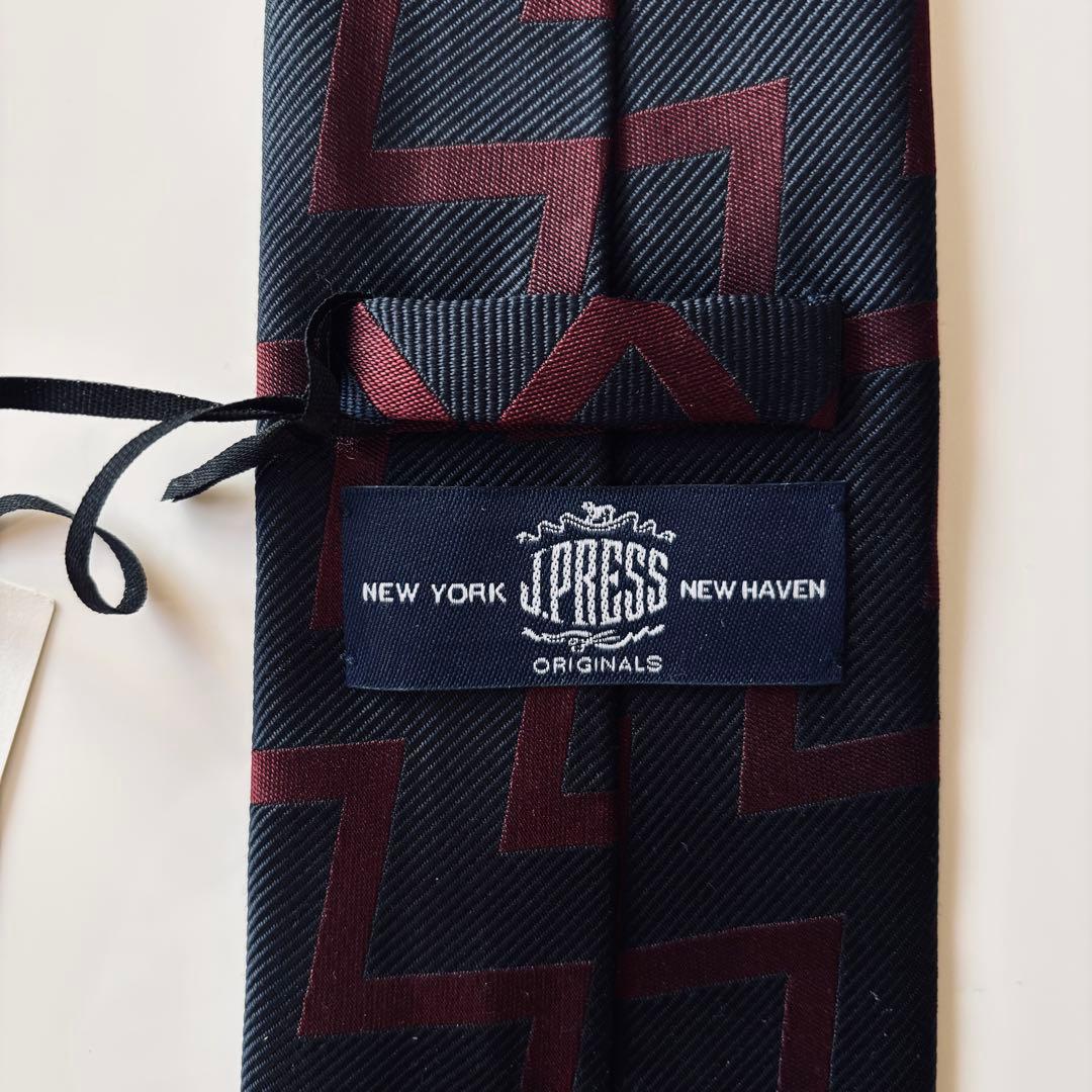 【新品】J.PRESS ジグザグ ネクタイ