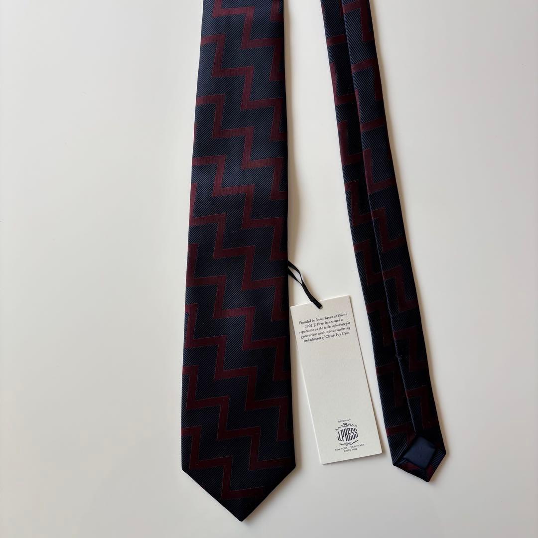 【新品】J.PRESS ジグザグ ネクタイ