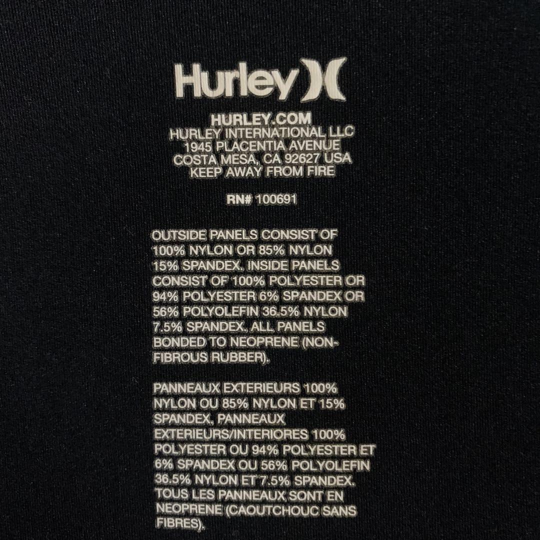 Hurley フロントジッパー タッパー ブラック/フラワー柄