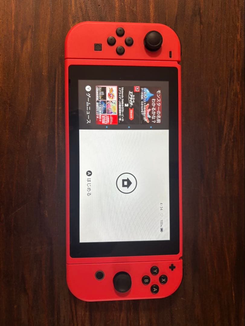 【美品】Nintendo Switch 本体 マリオレッド×ブルーセット