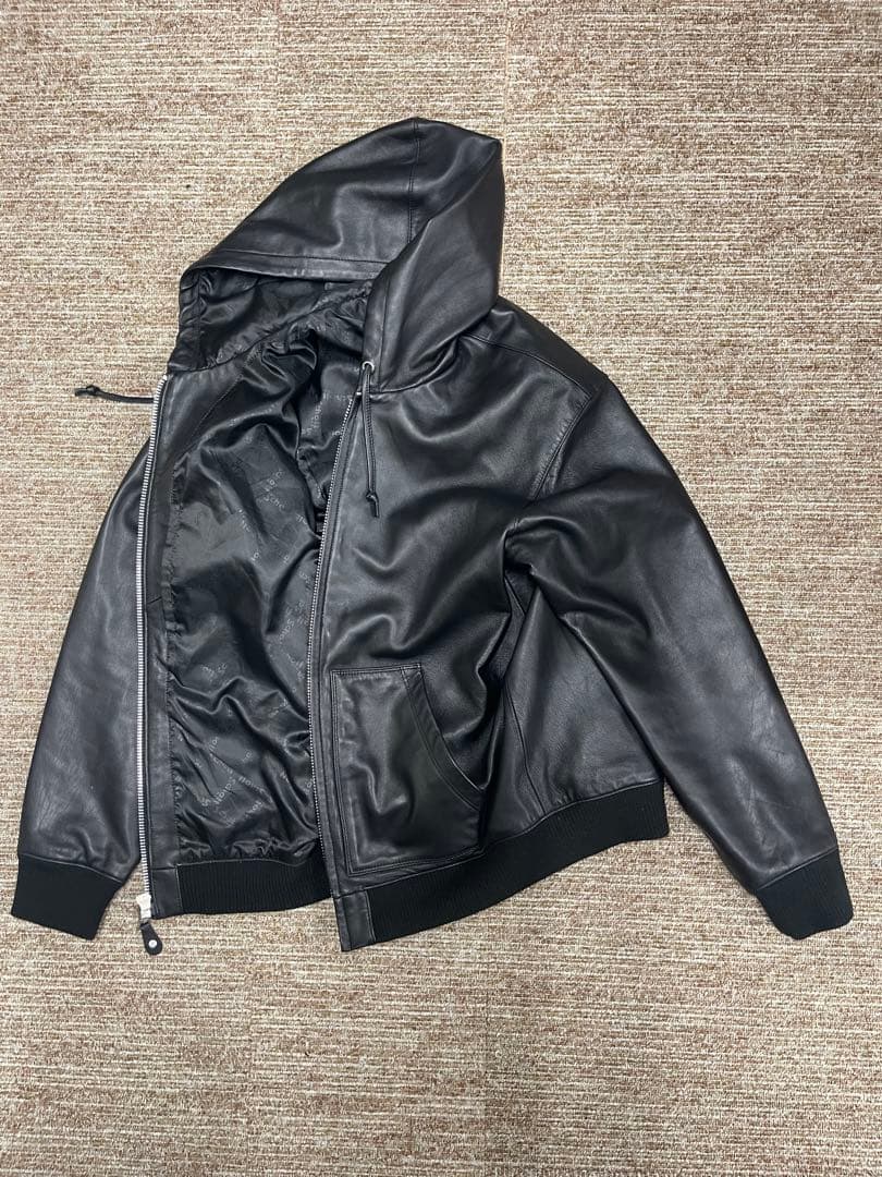 schott フード付きレザージャケット