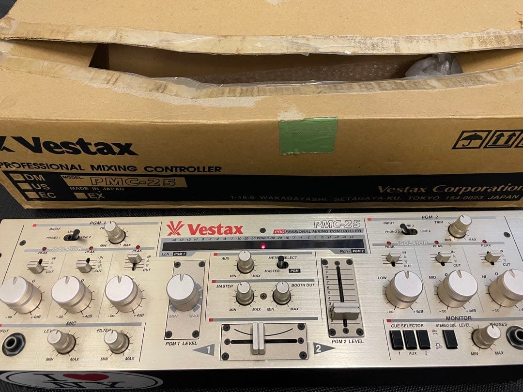 Vestax PMC-25 DJミキサー