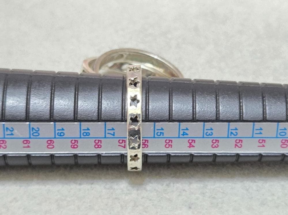 フォリフォリ　ミレニアム限定　SILVER925　3連リング　12号　43216