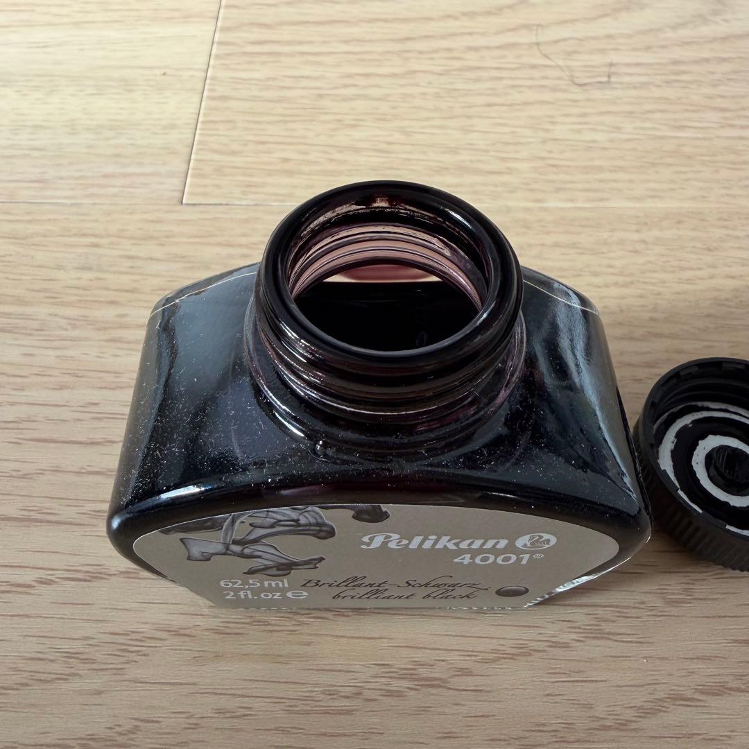 Pelikan マーブルBR FP M 万年筆 & 4001 インクセット