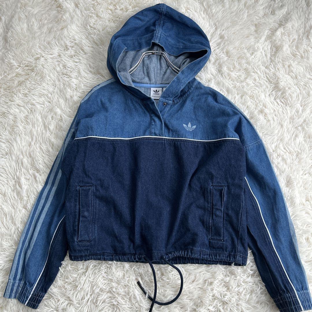 【XL】完売品　adidas originals デニムパーカー ジェニー着用