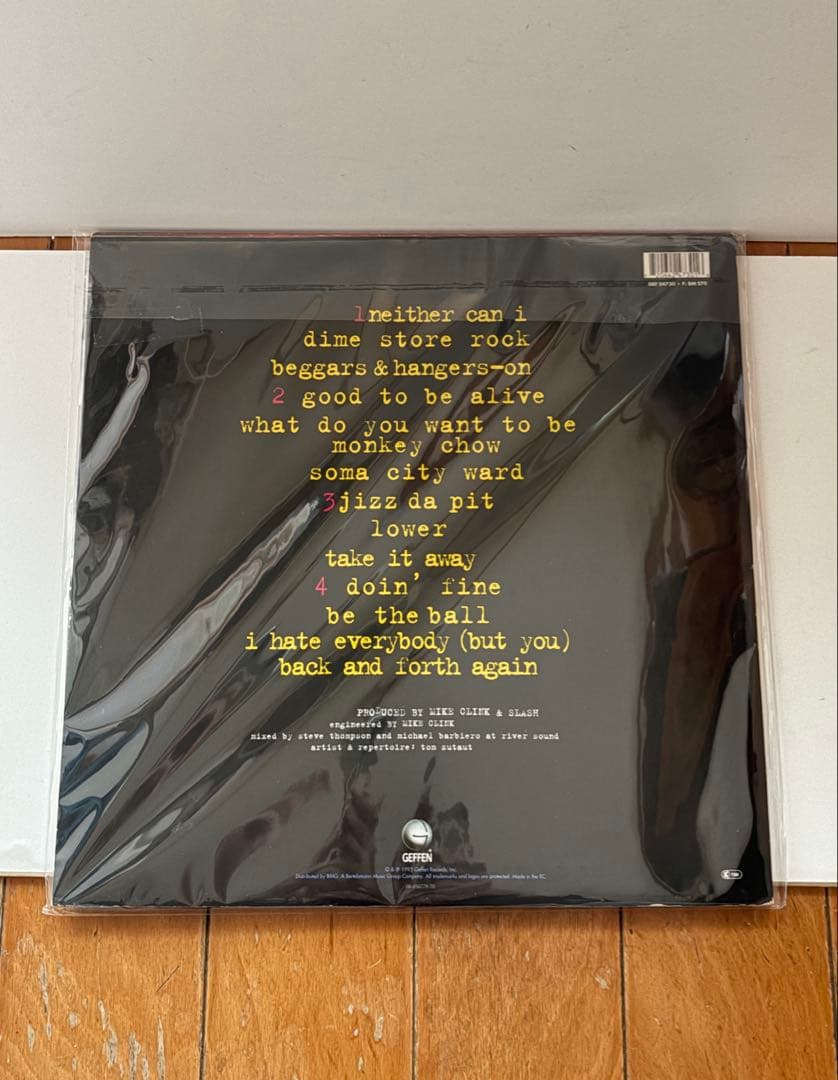 洋楽 slash's snakepit LP 2LP/EU GEF-24730