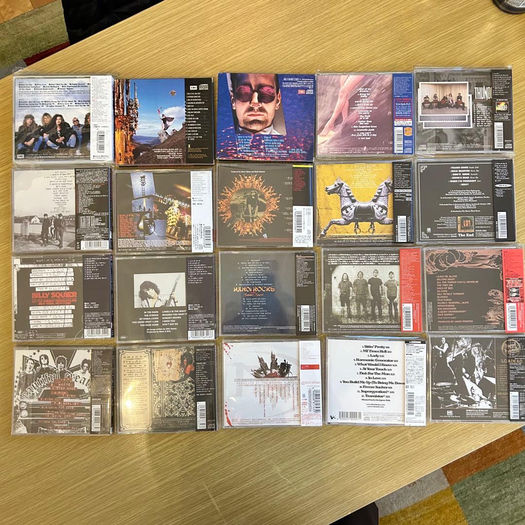 ハードロック系多め 日本盤帯付CD20枚セット