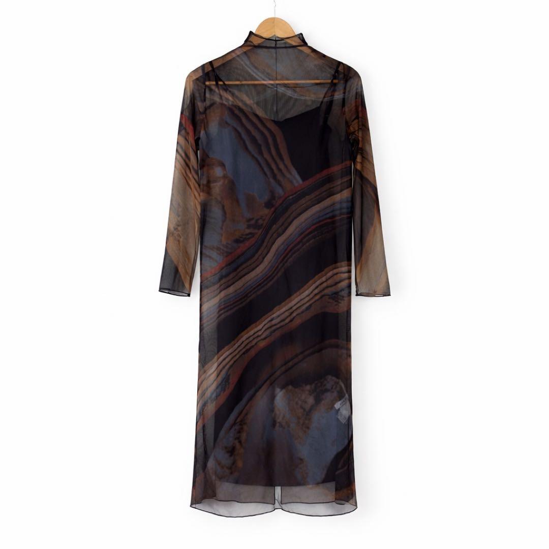 完売品✨AMERI CROOKED STRATUM SHEER DRESS