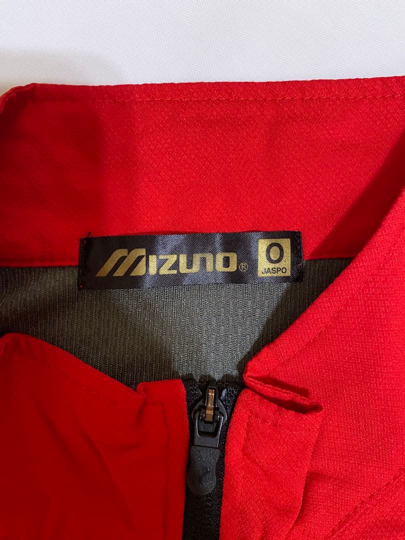 Mizuno レッドジャケット 前面ジッパー付き３点セット